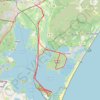 Trace GPS Ile de Sainte-Lucie et Gruissan, itinéraire, parcours