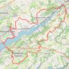 Trace GPS Randonnée du Pont Albert Louppe à Landerneau, itinéraire, parcours