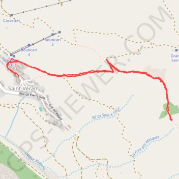 Trace GPS Evening Hike, itinéraire, parcours
