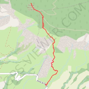 Trace GPS Sortie du Tête de BOURSIER (pivoines), itinéraire, parcours