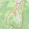 Trace GPS Boucle Arcalod-Mont de la Coche depuis Bellevaux, itinéraire, parcours