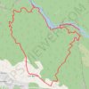 Trace GPS Les Bernes - Basses gorges, itinéraire, parcours