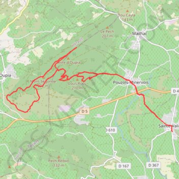 Trace GPS Eole-segonne-lebaûs, itinéraire, parcours