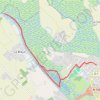 Trace GPS Marche lac de Saujon, itinéraire, parcours