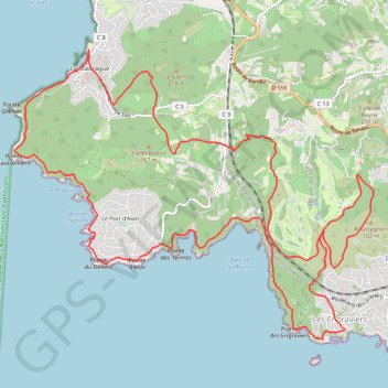Trace GPS La Régalade (Ciotatoff), itinéraire, parcours