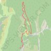 Trace GPS Canyon des gueulards, itinéraire, parcours