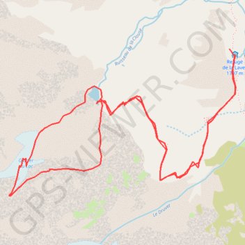 Trace GPS Aiguille d'Entre-Pierroux, itinéraire, parcours