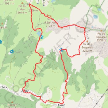 Trace GPS Saint-barthélémy en boucle, itinéraire, parcours