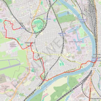 Trace GPS Orly - tous en Seine, itinéraire, parcours