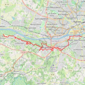 Trace GPS Pirmil-Roche Ballue, itinéraire, parcours