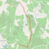 Trace GPS Compostelle - Voie de Vézelay en Gironde - Pellegrue Saint-Ferme Via GR 654, itinéraire, parcours