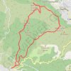 Trace GPS Le mont julien et grand puech, itinéraire, parcours