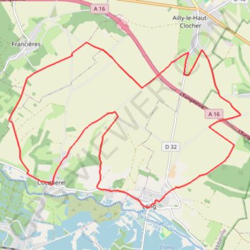 Trace GPS Promenade des plateaux - Long, itinéraire, parcours