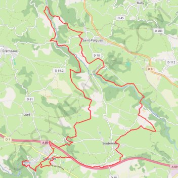 Trace GPS Château d'Aix - Randonnée du cidre - Grézolles, itinéraire, parcours