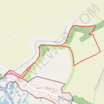 Trace GPS La vallée d'Acon - La Chaussée-Tirancourt, itinéraire, parcours