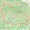 Trace GPS 2023-10-29 Golf La Caume, itinéraire, parcours