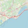 Trace GPS Canal du Midi : Sète - Béziers, itinéraire, parcours