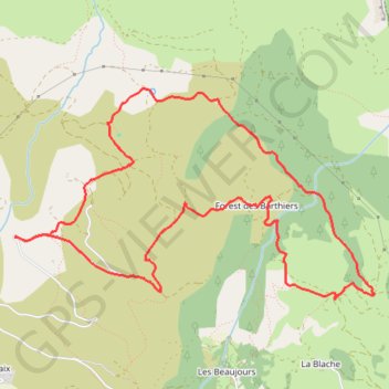 Trace GPS Serres au Nord de Chorges, itinéraire, parcours