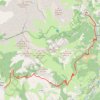 Trace GPS Du Gîte Les Gondoins au Gîte Le Chamois (Tour du Vieux Chaillol), itinéraire, parcours