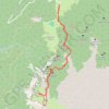 Trace GPS Le Parmelan par le chalet de l'Anglettaz, itinéraire, parcours