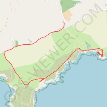 Trace GPS Lantivet Bay, itinéraire, parcours