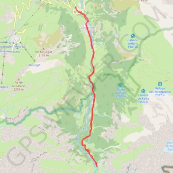 Trace GPS Cirque de Gavarnie, itinéraire, parcours