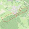 Trace GPS Grand huit autour du col du Ridoux, itinéraire, parcours