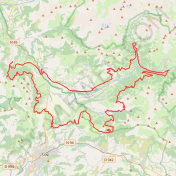 Trace GPS Tour du Champsaur, itinéraire, parcours