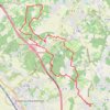 Trace GPS Randonnée entre vignes et bois de Bouloc à Fronton, itinéraire, parcours