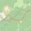 Trace GPS Mont Tournairet (par Clans), itinéraire, parcours