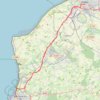 Trace GPS 1P Calais - Boulogne, itinéraire, parcours