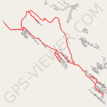 Trace GPS Devils Garden Loop, itinéraire, parcours