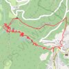 Trace GPS Cascades de L'Alloix, itinéraire, parcours