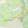 Trace GPS Cabane du soldat Gavarnie, itinéraire, parcours