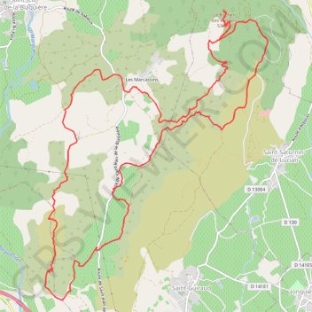 Trace GPS Gebre - Canyon du Diable, itinéraire, parcours