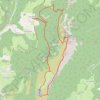 Trace GPS Moucherotte par le Pas de la Bergère, itinéraire, parcours