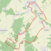 Trace GPS Les Hameaux d'Aix-en-Othe, itinéraire, parcours