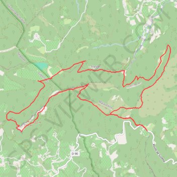Trace GPS Les Dentelles de Montmirail au départ de La Chaîne, itinéraire, parcours