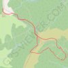 Trace GPS Balade dans le Val d'Arly - Le petit Croise Baulet par le col du Jaillet, itinéraire, parcours