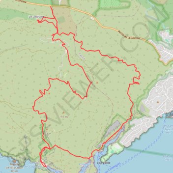 Trace GPS Les 3 Calanques - Port-Miou - Port-Pin - En-Vau, itinéraire, parcours