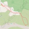 Trace GPS Raquettes au sud-est de Gréolières-les-neiges, itinéraire, parcours