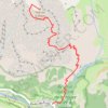 Trace GPS Tête de la Maye, itinéraire, parcours