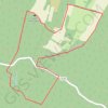 Trace GPS Monts de Gy - Circuit d'initiation de Captiot, itinéraire, parcours