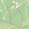 Trace GPS Saint Gens Carroufra et la combe de Mayaud, itinéraire, parcours