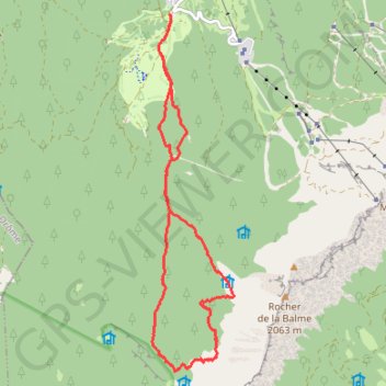 Trace GPS Le Clos de la Fure - Corrençon-en-Vercors, itinéraire, parcours
