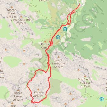 Trace GPS Passo de la Croce Or - Repiatetta, itinéraire, parcours