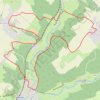 Trace GPS Rando à Mont-Cauvaire, itinéraire, parcours