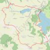 Trace GPS Le barrage de Pannecière, itinéraire, parcours
