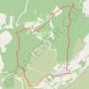 Trace GPS Rando à Lioux, itinéraire, parcours