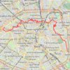 Trace GPS Traversée de Paris, itinéraire, parcours